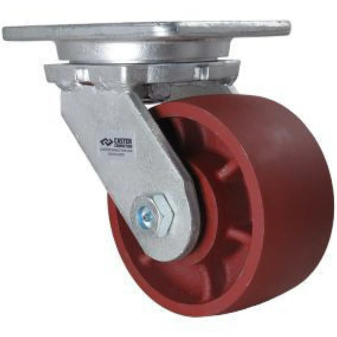 6" Crown-Tread Ductile Steel Swivel Caster