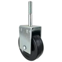 4" Cushion Rubber Rigid Caster