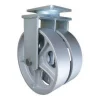 12" Dual-Wheel Cast Iron Rigid Caster