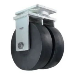 10" Dual-Wheel Nylon Rigid Caster