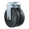 12" Dual-Wheel Nylon Rigid Caster