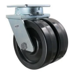 10" Dual-Wheel Phenolic Kingpinless Swivel Caster