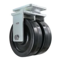 10" Dual-Wheel Phenolic Rigid Caster