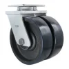 10" Dual-Wheel Polyurethane Kingpinless Swivel Caster