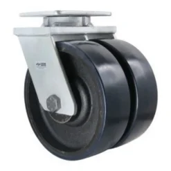 10" Dual-Wheel Polyurethane Kingpinless Swivel Caster
