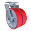 12" Dual-Wheel Polyurethane Kingpinless Swivel Caster