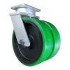 12" Dual-Wheel Polyurethane Kingpinless Swivel Caster