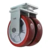 10" Dual-Wheel Polyurethane Rigid Caster