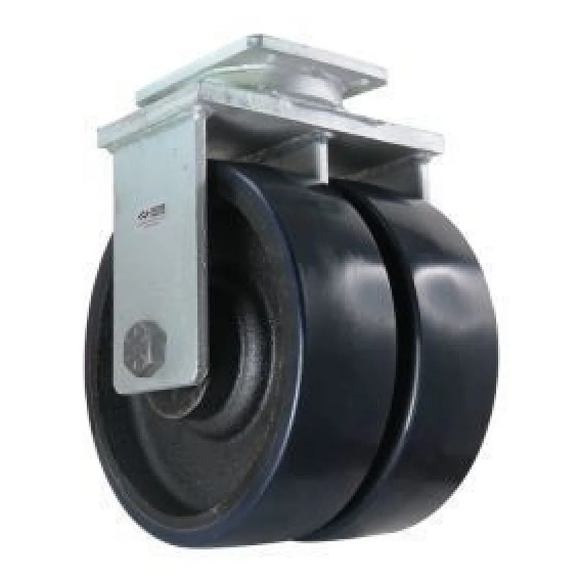 10" Dual-Wheel Polyurethane Rigid Caster