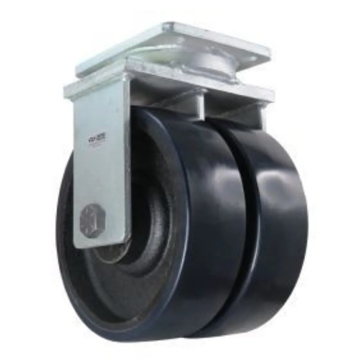 10" Dual-Wheel Polyurethane Rigid Caster