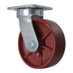 6" Ductile Steel Kingpinless Swivel Caster