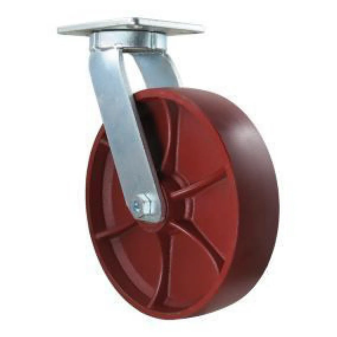 12" Ductile Steel Kingpinless Swivel Caster