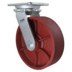 10" Ductile Steel Swivel Caster