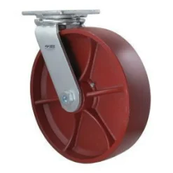 12" Ductile Steel Swivel Caster