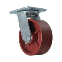 5" Ductile Steel Swivel Caster