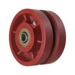 6" Ductile Steel V-Groove Wheel