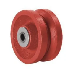 4" Ductile Steel V-Groove Wheel