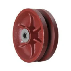 6" Ductile Steel V-Groove Wheel