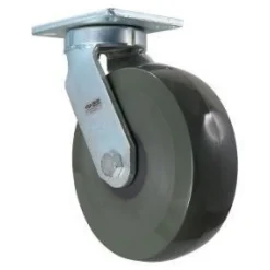 10" Elastomer Kingpinless Swivel Caster