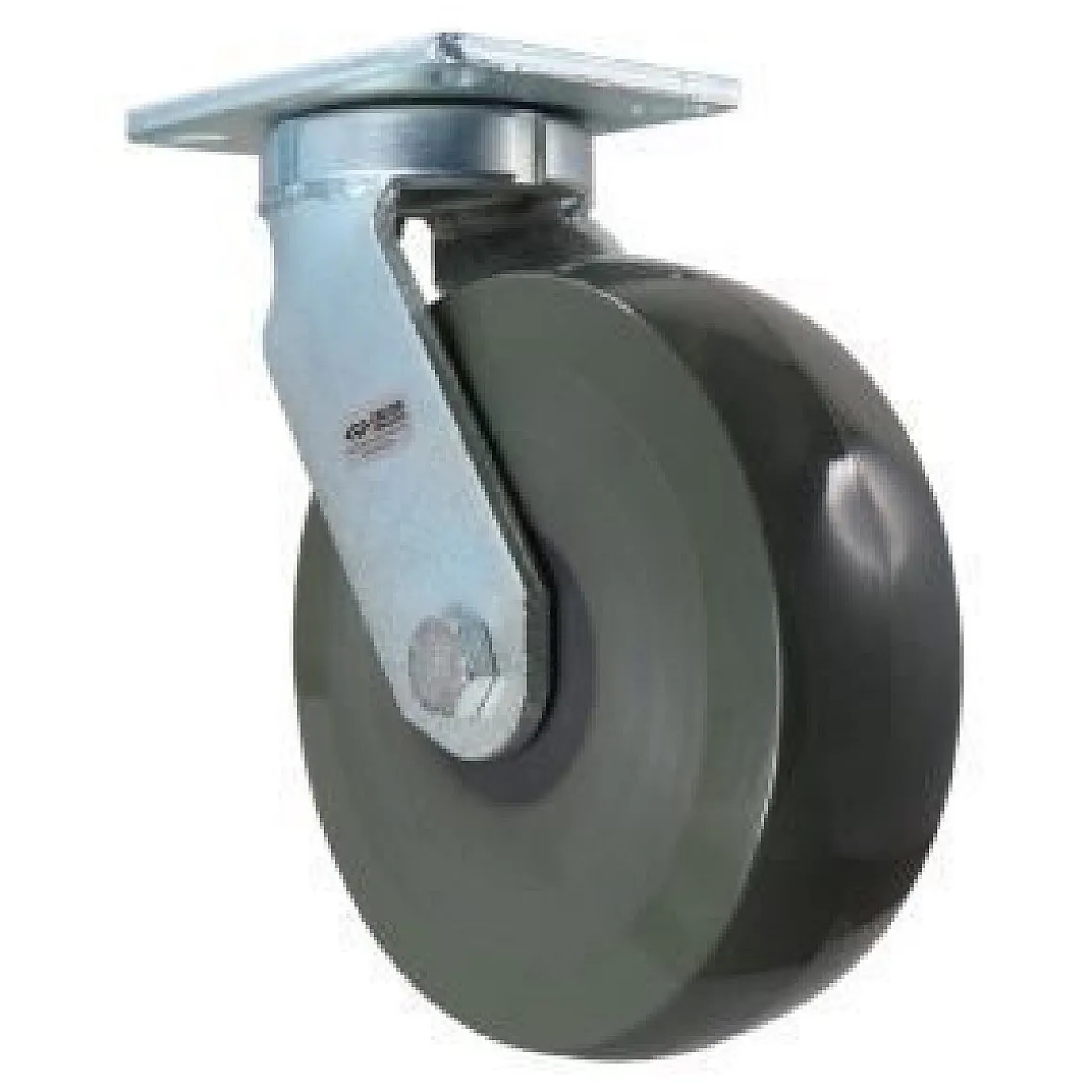 10" Elastomer Kingpinless Swivel Caster