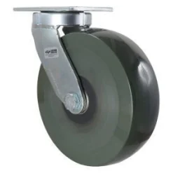 10" Elastomer Kingpinless Swivel Caster