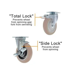 5" Gray CC Apex Swivel Caster