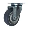 4" Gray Thermoplastic Rubber Swivel Caster