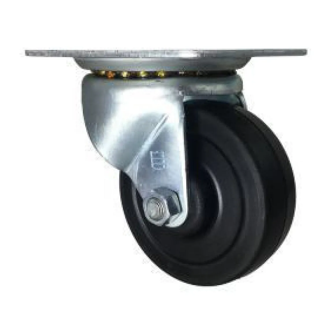4" Hard Rubber Swivel Caster