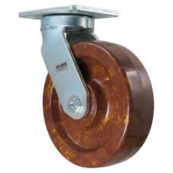 10" High-Temp Epoxy Kingpinless Swivel Caster