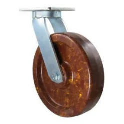 12" High-Temp Epoxy Kingpinless Swivel Caster