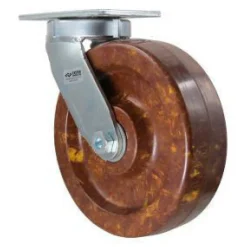 10" High-Temp Epoxy Kingpinless Swivel Caster
