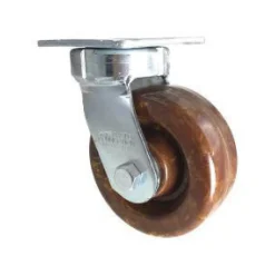 5" High-Temp Epoxy Kingpinless Swivel Caster