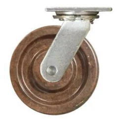 8" High-Temperature Phenolic Swivel Caster