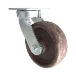 6" High-Temp Nylon Kingpinless Swivel Caster (Extended Swivel Lead)