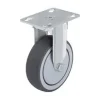 100 mm Thermoplastic Rubber Rigid Caster