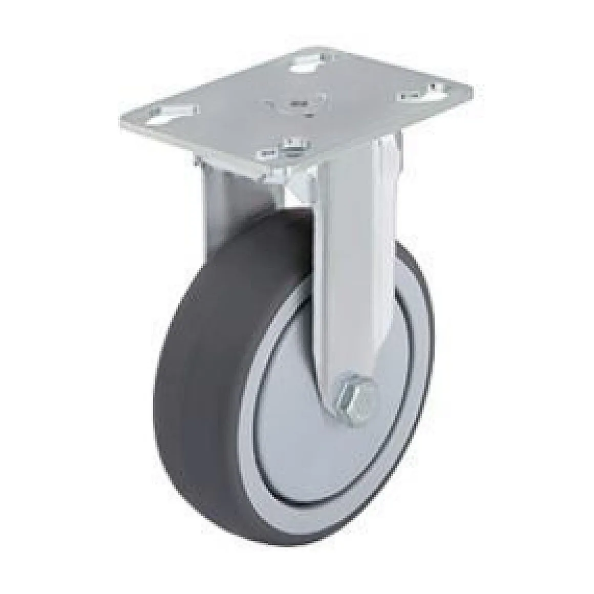 100 mm Thermoplastic Rubber Rigid Caster