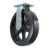 12" Mold-On Rubber Rigid Caster