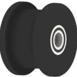 4" Nylon Flanged Wheel