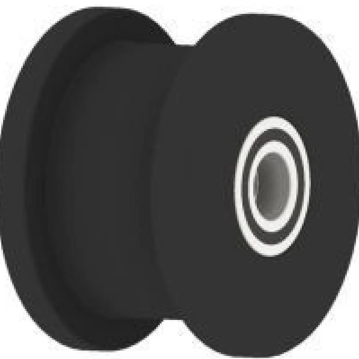 4" Nylon Flanged Wheel