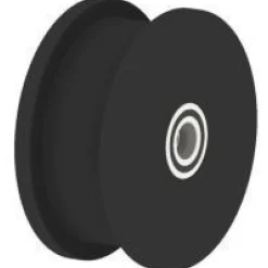 6" Nylon Flanged Wheel