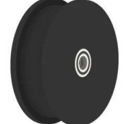8" Nylon Flanged Wheel