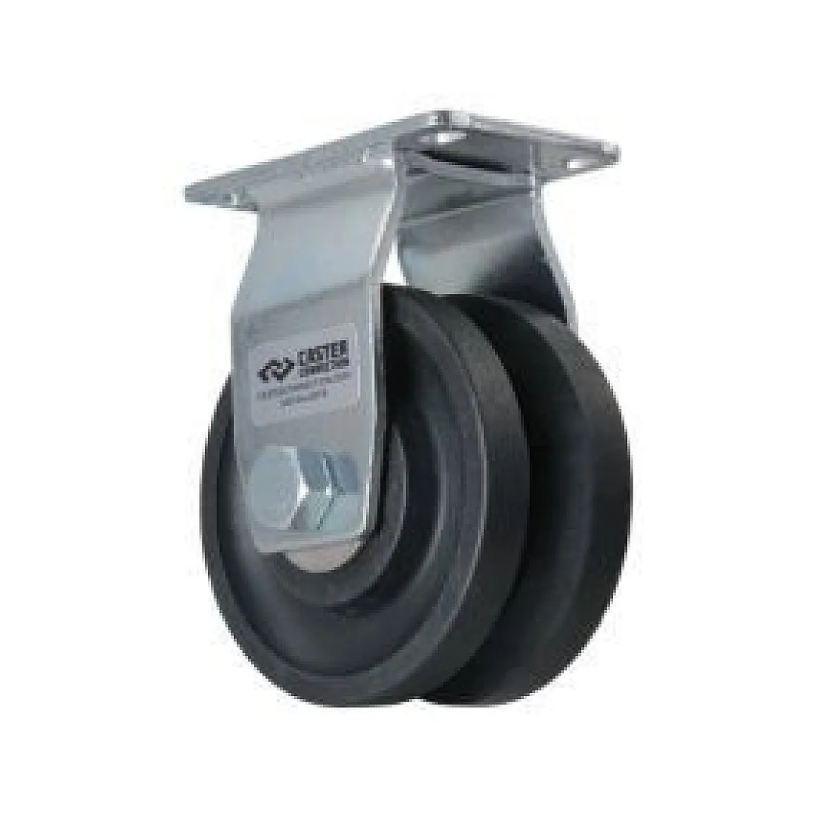 4" Nylon V-Groove Rigid Caster