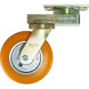 8" Orange CC Axis Dual-Swivel Maintenance-Free CC Apex Caster