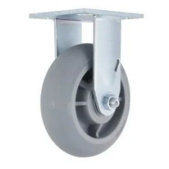 6" Performa Rubber Rigid Caster