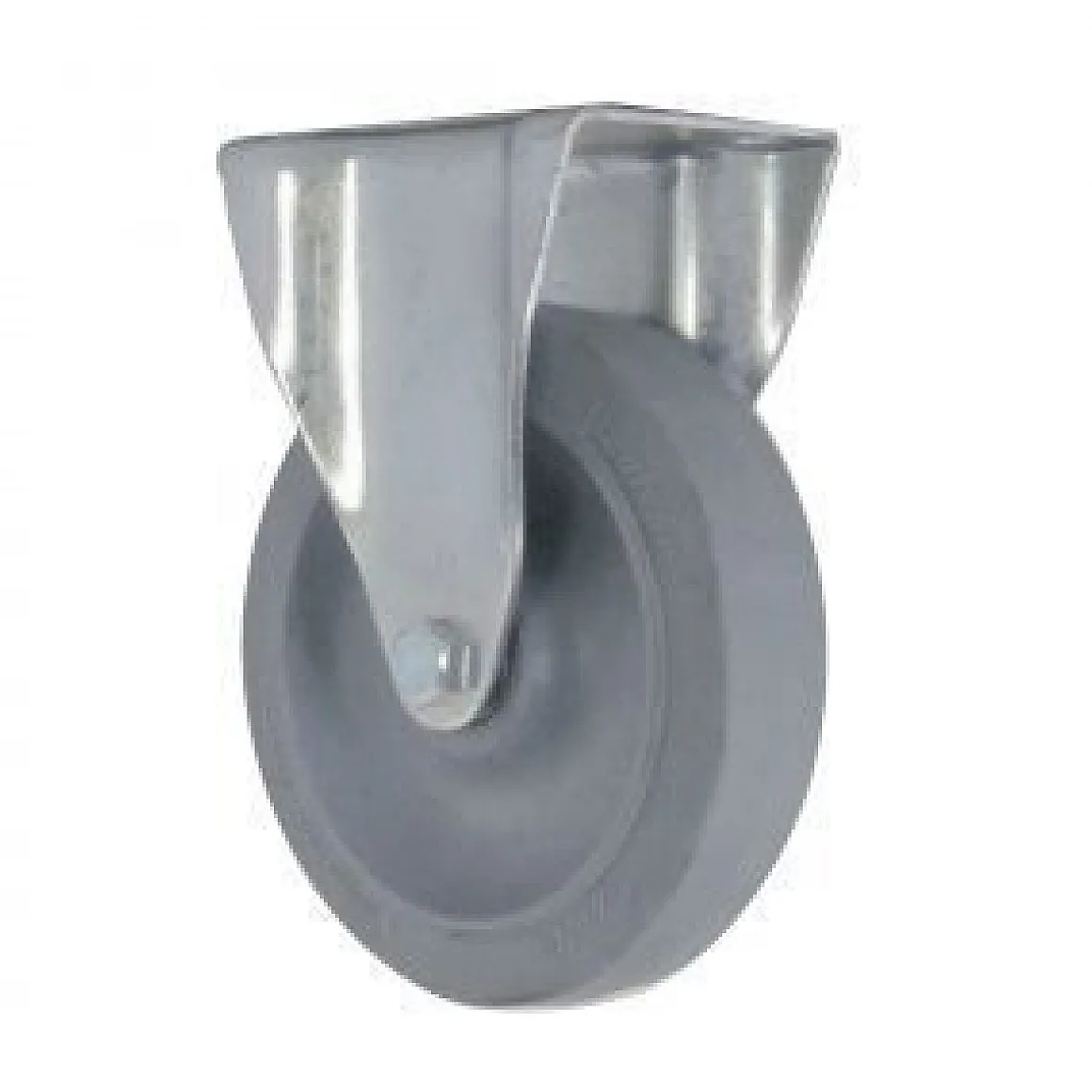 5" Performa Rubber Rigid Caster