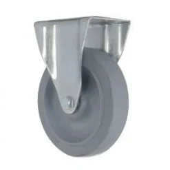 4" Performa Rubber Rigid Caster