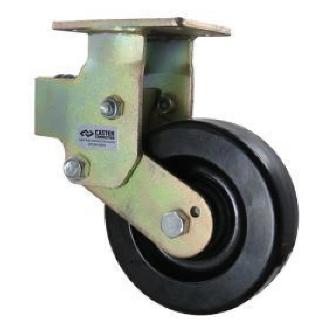 6" Phenolic Spring-Loaded Rigid Caster