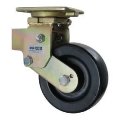 6" Polyolefin Spring-Loaded Swivel Caster