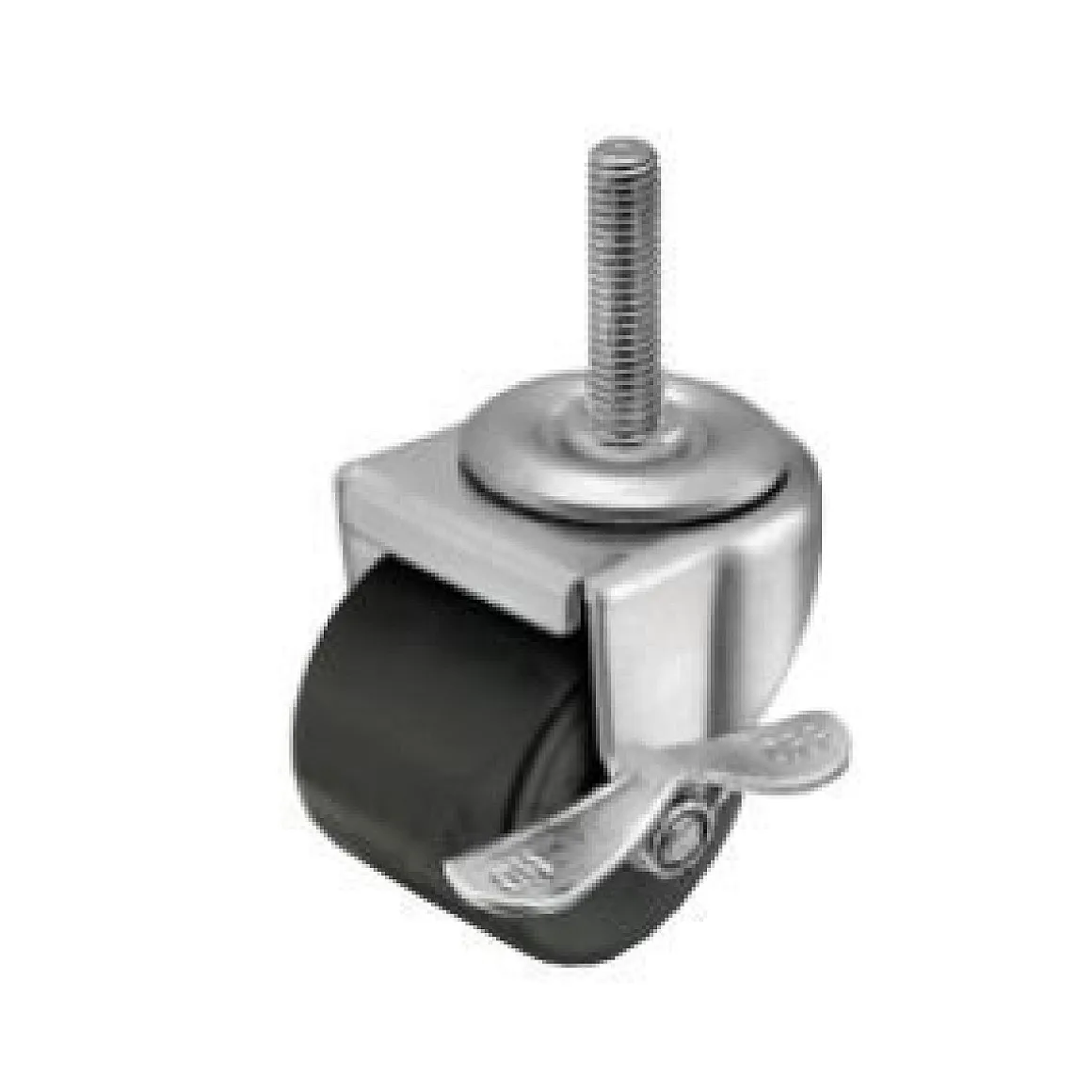 2" Polyolefin Swivel Caster w/ Brake