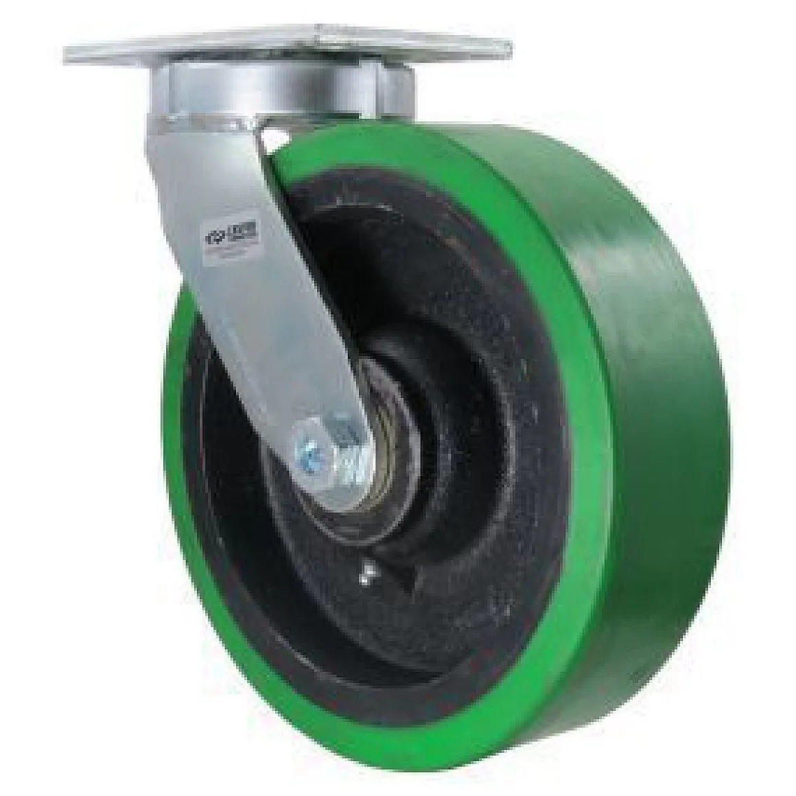 10" Polyurethane Kingpinless Swivel Caster
